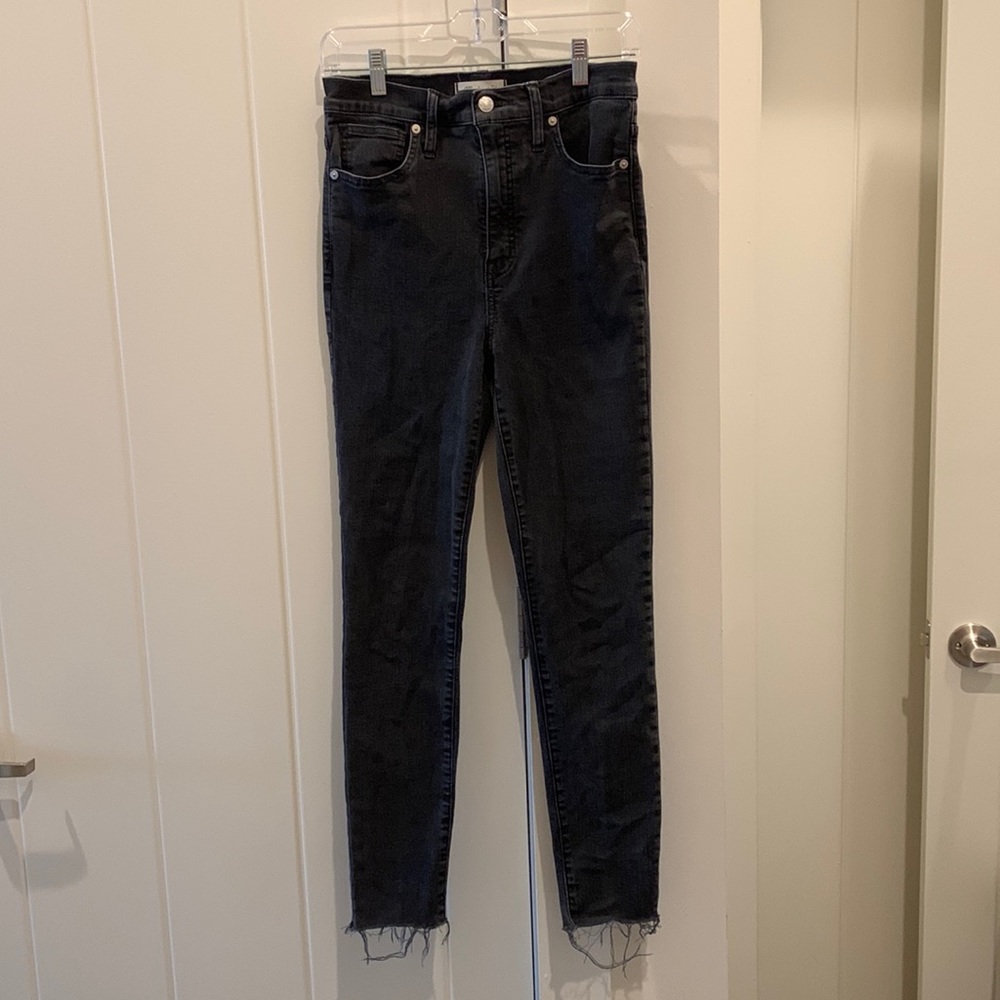 madewell high waisted black jeans